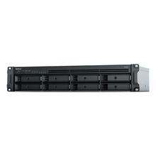 Synology RS1221RP+ Сетевое хранилище QC2.2GHzCPU/4GbDDR4(upto32)/RAID0,1,5,6,10/upto 8 hot plug HDDs SATA(3,5'or2,5')(upto 12 with RX418)/2xUSB3.2/1eSATA/iSCSI/4xGbE(+1Expslot)/2xIPcam(upto 40)/2xPS 