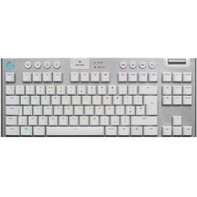 920-010117 Logitech Клавиатура G915 TKL WHITE {механическая, белый, беспроводная/проводная, RGB LIGHTSYNC, USB, Bluetooth, радиоканал}