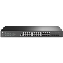 TP-Link TL-SG3428X JetStream 24-портовый гигабитный управляемый коммутатор уровня 2+ с 4 SFP+ слотами 10GE SMB