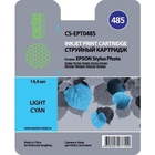 Картридж струйный Cactus CS-EPT0485 светло-голубой (14.4мл) для Epson Stylus Photo R200/R220/R300/R320/R340/RX500/RX600/RX620/RX640 Картридж струйный Cactus CS-EPT0485 светло-голубой (14.4мл) для Epson Stylus Photo R200/R220/R300/R320/R340/RX500/RX600/RX620/RX640