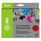 Картридж струйный Cactus CS-CLI471XLBK/M/C/Y фото черный/голубой/пурпурный/желтый набор (43.2мл) для Canon TS5040/MG5740/MG6840/MG7740 Картридж струйный Cactus CS-CLI471XLBK/M/C/Y фото черный/голубой/пурпурный/желтый набор (43.2мл) для Canon TS5040/MG5740/MG6840/MG7740