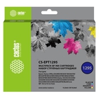 Картридж струйный Cactus CS-EPT1295 черный/голубой/желтый/пурпурный набор (45мл) для Epson Stylus Office B42/BX305/BX305F/BX320/BX525/BX625/SX420/SX425/SX525/SX620 Картридж струйный Cactus CS-EPT1295 черный/голубой/желтый/пурпурный набор (45мл) для Epson Stylus Office B42/BX305/BX305F/BX320/BX525/BX625/SX420/SX425/SX525/SX620