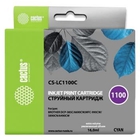 Картридж струйный Cactus CS-LC1100C голубой (16мл) для Brother DCP-385c/6690cw/MFC-990/5890/5895/6490 Картридж струйный Cactus CS-LC1100C голубой (16мл) для Brother DCP-385c/6690cw/MFC-990/5890/5895/6490