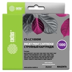 Картридж струйный Cactus CS-LC1000M пурпурный (20мл) для Brother DCP 130C/330С/MFC-240C/5460CN Картридж струйный Cactus CS-LC1000M пурпурный (20мл) для Brother DCP 130C/330С/MFC-240C/5460CN