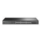 TP-Link TL-SG3428 Ver2.0 JetStream 24 портовый гигабитный управляемый коммутатор уровня 2+ с 4 SFP слотами SMB