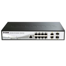 D-Link DGS-1210-10/ME/B2A Коммутатор 2 уровня с 8 портами 10/100/1000Base-T и 2 портами 1000Base-X SFP
