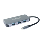 D-Link DUB-2335/A1A Док-станция с разъемом USB Type-C, 3 портами USB 3.0, 1 портом USB Type-C/PD 3.0, 1 портом HDMI и 1 портом Gigabit Ethernet D-Link DUB-2335/A1A Док-станция с разъемом USB Type-C, 3 портами USB 3.0, 1 портом USB Type-C/PD 3.0, 1 портом HDMI и 1 портом Gigabit Ethernet