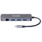 D-Link DUB-2334/A1A Док-станция с разъемом USB Type-C, 3 портами USB 3.0, 1 портом USB Type-C/PD 3.0 и 1 портом Gigabit Ethernet D-Link DUB-2334/A1A Док-станция с разъемом USB Type-C, 3 портами USB 3.0, 1 портом USB Type-C/PD 3.0 и 1 портом Gigabit Ethernet