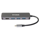 D-Link DUB-2333/A1A Док-станция с разъемом USB Type-C, 3 портами USB 3.0, 1 портом USB Type-C/PD 3.0 и 1 портом HDMI D-Link DUB-2333/A1A Док-станция с разъемом USB Type-C, 3 портами USB 3.0, 1 портом USB Type-C/PD 3.0 и 1 портом HDMI