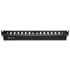 5bites Панель-органайзер кабеля CM-101B ГРЕБЕНКА / КРЫШКА / 1U / 19" / BLACK