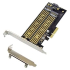 ORIENT C301E, Переходник PCI-Ex4->NGFF (M.2) M-key PCI-E SSD + SATA->NGFF (M.2) B-key SSD, тип 2230/2242/2260/2280/22110, SATA кабель и 2 планки крепления в комплекте (31129) ORIENT C301E, Переходник PCI-Ex4->NGFF (M.2) M-key PCI-E SSD + SATA->NGFF (M.2) B-key SSD, тип 2230/2242/2260/2280/22110, SATA кабель и 2 планки крепления в комплекте (31129)
