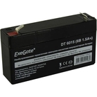 Exegate EX285770RUS Аккумуляторная батарея DT 6015 (6V 1.5Ah, клеммы F1) Exegate EX285770RUS Аккумуляторная батарея DT 6015 (6V 1.5Ah, клеммы F1)