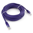 Патч-корд UTP Cablexpert PP12-5M/V кат.5e, 5м, литой, многожильный (фиолетовый) Патч-корд UTP Cablexpert PP12-5M/V кат.5e, 5м, литой, многожильный (фиолетовый)