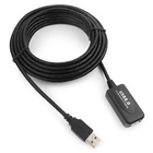 Cablexpert UAE016-BLACK Кабель удлинит. USB 2.0 активный AM/AF, 4.8м, черный, пакет Cablexpert UAE016-BLACK Кабель удлинит. USB 2.0 активный AM/AF, 4.8м, черный, пакет