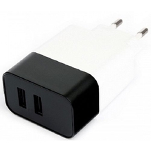Cablexpert Адаптер питания 2*USB, белый (MP3A-PC-27W) Cablexpert Адаптер питания 2*USB, белый (MP3A-PC-27W)