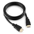 Кабель HDMI Cablexpert CC-HDMI4-5, 1.5м, v2.0, 19M/19M, черный, позол.разъемы, экран, пакет Кабель HDMI Cablexpert CC-HDMI4-5, 1.5м, v2.0, 19M/19M, черный, позол.разъемы, экран, пакет