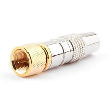 Cablexpert Разьем F (папа), позолоченный, латунь OD8.5, блистер (SPL6-04)