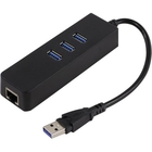 KS-is KS-405 адаптер с USB хабом USB 3.0 RJ45 LAN Gigabit KS-is KS-405 адаптер с USB хабом USB 3.0 RJ45 LAN Gigabit