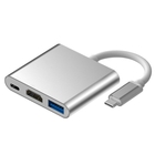ORIENT Кабель-адаптер C028, USB3.1 Type-C (DisplayPort Alt mode) -> HDMI+USB 3.0+PD(Type-C), 4K@30Hz, 0.15 метра, серебристый (31062) ORIENT Кабель-адаптер C028, USB3.1 Type-C (DisplayPort Alt mode) -> HDMI+USB 3.0+PD(Type-C), 4K@30Hz, 0.15 метра, серебристый (31062)