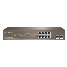 IP-COM G1110P-8-150W Коммутатор неуправляемый, 8RJ45*1Gbit, 2SFP*1Gbit, PoE - 150W