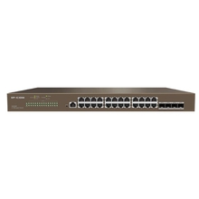 IP-COM G5328F Коммутатор управляемый в стойку, 24*1Gbit RJ45, 4*SFP 1Gbit,  console port