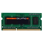 QUMO DDR3 SODIMM 4GB QUM3S-4G1333C9 PC3-10600, 1333MHz QUMO DDR3 SODIMM 4GB QUM3S-4G1333C9 PC3-10600, 1333MHz