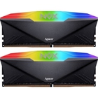 Apacer DDR4 DIMM 16GB Kit 2x8Gb AH4U16G32C28YNBAA-2 PC4-25600, 3200MHz, CL16, NOX RGB Series Apacer DDR4 DIMM 16GB Kit 2x8Gb AH4U16G32C28YNBAA-2 PC4-25600, 3200MHz, CL16, NOX RGB Series