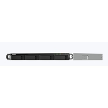 QNAP TS-464U-4G NAS 4 HDD trays, rackmount 1U, 1 PSU. 4-core Intel Celeron N5105/N5095 up to 2.9 GHz, 4 GB RAM (1 x 4 GB) up to 16 GB (2 x 8GB), 2.5 Gigabit Ethernet x 2, 4xUSB, 1xHDMI . PCIe Gen 3 x2