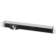 ЦМО Блок розеток Rem-32 с авт., 5 IEC 60320 C19, 32А, алюм., 19", колодка