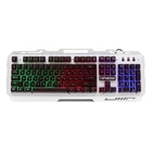 Гарнизон Клавиатура игровая GK-340GL, металл, подсв RAINBOW,USB,черн/сер,антифантом кл-ши,каб 1,5м Гарнизон Клавиатура игровая GK-340GL, металл, подсв RAINBOW,USB,черн/сер,антифантом кл-ши,каб 1,5м
