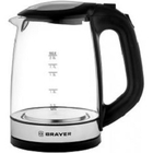 BRAYER 1040BR-BK Чайник электрический ,2220Вт, 2 л, стекл., черный BRAYER 1040BR-BK Чайник электрический ,2220Вт, 2 л, стекл., черный