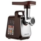 BRAYER 1601BR Мясорубка 1300 Вт,реверс, насадки кеббе, колбасы, 2 диска, отсек для хранения BRAYER 1601BR Мясорубка 1300 Вт,реверс, насадки кеббе, колбасы, 2 диска, отсек для хранения