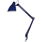 Camelion KD-335  C23 темно-синий (Свет-к настольн.с метал. струбциной, 230V, 40W, E27)