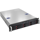 Exegate EX293177RUS Серверный корпус ExeGate Pro 2U550-HS08 <RM 19", высота 2U, глубина 550, БП 1U-1000ADS, 8xHotSwap, USB>