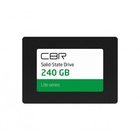 CBR SSD-240GB-2.5-LT22, Внутренний SSD-накопитель, серия "Lite", 240 GB, 2.5", SATA III 6 Gbit/s, SM2259XT, 3D TLC NAND, R/W speed up to 550/520 MB/s, TBW (TB) 120 CBR SSD-240GB-2.5-LT22, Внутренний SSD-накопитель, серия "Lite", 240 GB, 2.5", SATA III 6 Gbit/s, SM2259XT, 3D TLC NAND, R/W speed up to 550/520 MB/s, TBW (TB) 120