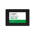 CBR SSD-960GB-2.5-LT22, Внутренний SSD-накопитель, серия "Lite", 960 GB, 2.5", SATA III 6 Gbit/s, SM2259XT, 3D TLC NAND, R/W speed up to 550/520 MB/s, TBW (TB) 480 CBR SSD-960GB-2.5-LT22, Внутренний SSD-накопитель, серия "Lite", 960 GB, 2.5", SATA III 6 Gbit/s, SM2259XT, 3D TLC NAND, R/W speed up to 550/520 MB/s, TBW (TB) 480