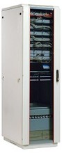 ЦМО Шкаф телекоммуникационный напольный 47U (600х600) дверь стекло (ШТК-М-47.6.6-1ААА) (3 коробки)