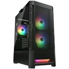 Cougar Airface RGB Black, 2х140мм + 1x120mm ARGB Fan, ARGB Fan Hub, без БП, черный, ATX Cougar Airface RGB Black, 2х140мм + 1x120mm ARGB Fan, ARGB Fan Hub, без БП, черный, ATX