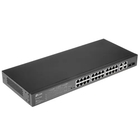 TP-Link SL2428P Коммутатор JetStream Smart с 24 портами RJ45 10/100 Мбит/с, 4 гигабитными портами RJ45 и 2 комбинированными портами RJ45/SFP TP-Link SL2428P Коммутатор JetStream Smart с 24 портами RJ45 10/100 Мбит/с, 4 гигабитными портами RJ45 и 2 комбинированными портами RJ45/SFP