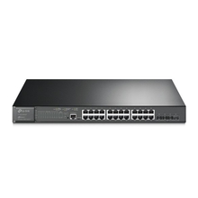 TP-Link SG3428XMP Управляемый коммутатор JetStream уровня 2+ с 24 гигабитными портами RJ45 и 4 портами SFP+ PROJ