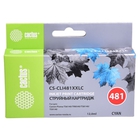Картридж струйный Cactus CS-CLI481XXLC голубой (12мл) для Canon Pixma TR7540/TR8540/TS6140/TS8140 Картридж струйный Cactus CS-CLI481XXLC голубой (12мл) для Canon Pixma TR7540/TR8540/TS6140/TS8140