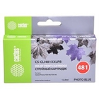 Картридж струйный Cactus CS-CLI481XXLPB голубой (12мл) для Canon Pixma TS8140/TS9140 Картридж струйный Cactus CS-CLI481XXLPB голубой (12мл) для Canon Pixma TS8140/TS9140