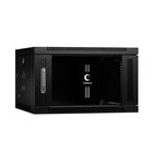 Cabeus SH-05F-6U60/45-BK Шкаф телекоммуникационный настенный 19" 6U 600x450x368mm (ШхГхВ) дверь стекло, цвет черный (RAL 9004) Cabeus SH-05F-6U60/45-BK Шкаф телекоммуникационный настенный 19" 6U 600x450x368mm (ШхГхВ) дверь стекло, цвет черный (RAL 9004)