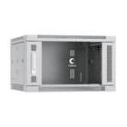 Cabeus SH-05F-6U60/60 Шкаф телекоммуникационный настенный 19" 6U 600x600x368mm (ШхГхВ) дверь стекло Cabeus SH-05F-6U60/60 Шкаф телекоммуникационный настенный 19" 6U 600x600x368mm (ШхГхВ) дверь стекло
