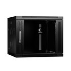 Cabeus SH-05F-9U60/60-BK Шкаф телекоммуникационный настенный 19" 9U 600x600x501mm (ШхГхВ) дверь стекло, цвет черный (RAL 9004) Cabeus SH-05F-9U60/60-BK Шкаф телекоммуникационный настенный 19" 9U 600x600x501mm (ШхГхВ) дверь стекло, цвет черный (RAL 9004)