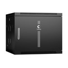Cabeus SH-05F-9U60/60m-BK Шкаф телекоммуникационный настенный 19" 9U 600x600x501mm (ШхГхВ) дверь металл, цвет черный (RAL 9004) Cabeus SH-05F-9U60/60m-BK Шкаф телекоммуникационный настенный 19" 9U 600x600x501mm (ШхГхВ) дверь металл, цвет черный (RAL 9004)