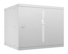 Cabeus WSC-05D-9U55/45m Шкаф телекоммуникационный настенный 19" 9U, серия LIGHT разборный, дверь металл, цвет серый