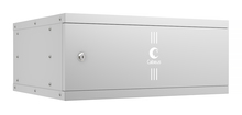 Cabeus WSC-05D-4U55/45m Шкаф телекоммуникационный настенный 19" 4U, серия LIGHT разборный, дверь металл, цвет серый