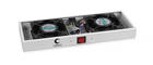 Cabeus TRAY-FAN2 Модуль вентиляторный с 2-я вентиляторами для установки в настенные шкафы серии SH-05F, цвет серый (RAL7035) Cabeus TRAY-FAN2 Модуль вентиляторный с 2-я вентиляторами для установки в настенные шкафы серии SH-05F, цвет серый (RAL7035)