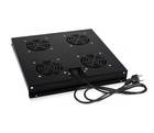 Cabeus TRAY-SC-120-BK Модуль вентиляторный с 4-я вентиляторами для установки в серверные шкафы серии ND-SC, цвет черный (RAL 9004) Cabeus TRAY-SC-120-BK Модуль вентиляторный с 4-я вентиляторами для установки в серверные шкафы серии ND-SC, цвет черный (RAL 9004)